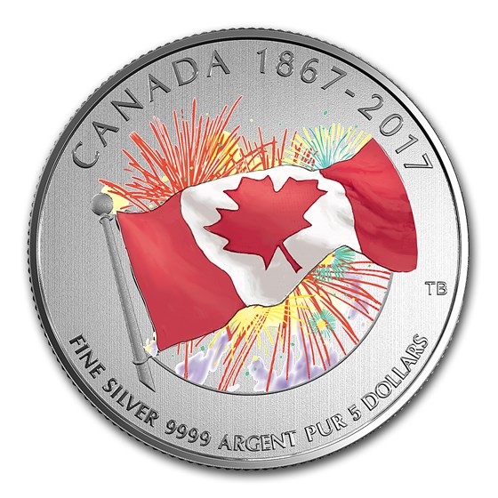 2017 Canada 1/4 oz Silver $5 Proudly Canadian 2017 Canada 1/4 oz Silver $5 Proudly Canadian